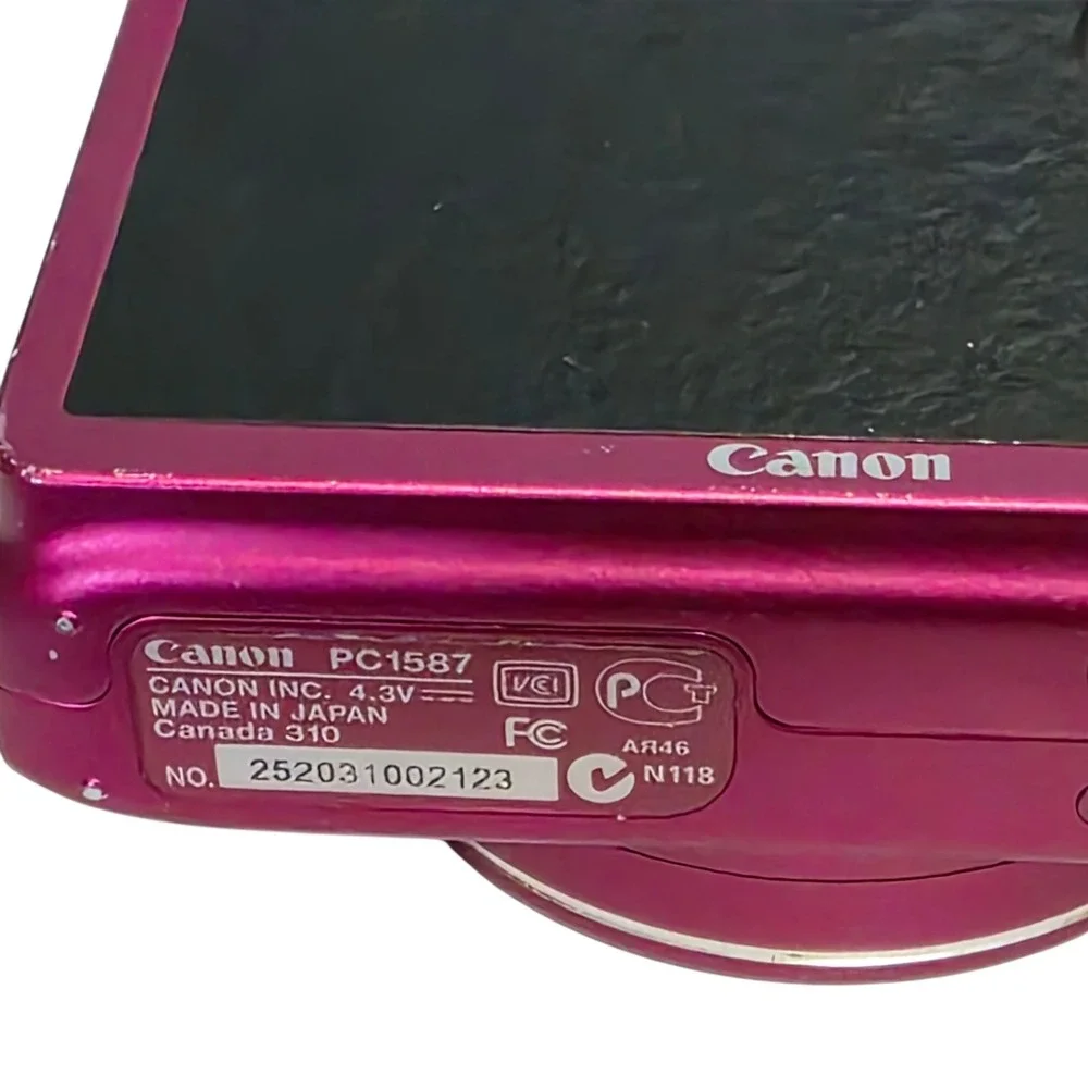 Canon PowerShot SX230 HS 12.1MP Digital Camera PINK Tested Battery Charger Card